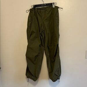 Stylish Olive Wide Leg Pants